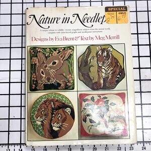 Nature In Needlepoint Pattern Book Designs Eva Brent & Text Meg Merrill 1975